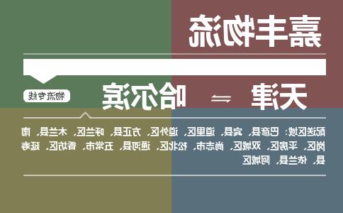 天津到哈尔滨物流公司-天津至哈尔滨专线-天津到哈尔滨货运公司